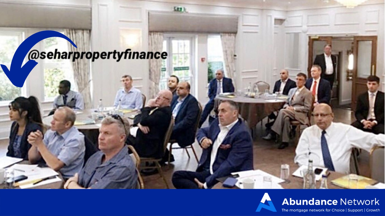 (Photo: Sehar Zaman, Managing Director Abundance Finance, the only woman in the room at a high profile Finance Seminar).